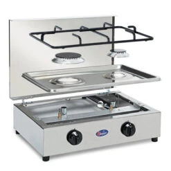 Parker® Fornello A Gas 2F Inox 6 Parker® Fornello A Gas 2F Inox -Vendite Campeggio fornello a gas inox 200 2