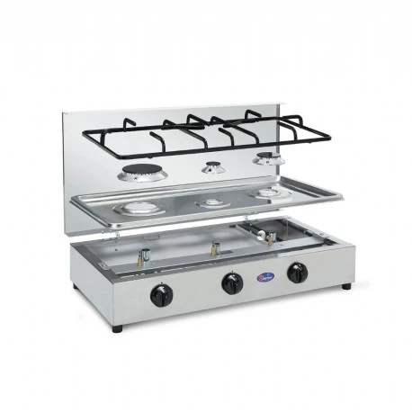 Parker® Fornello A Gas 3F Inox 3 Parker® Fornello A Gas 3F Inox - immagine 3