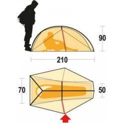 Tenda Ferrino Nemesi 1 6 Tenda Ferrino Nemesi 1 -Vendite Campeggio nemesi 1 1 2