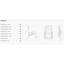 Poltrona Reclinabile LaFuma R Clip Ocean 5 Poltrona Reclinabile LaFuma R Clip Ocean -Vendite Campeggio sdraio reclinabile r clip ocean 3