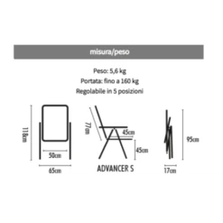 WESTFIELD Sedia Pieghevole Brunner Advancer Small 5 WESTFIELD Sedia Pieghevole Brunner Advancer Small -Vendite Campeggio sedia pieghevole advancer small 2