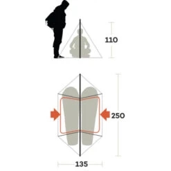 Tenda Ferrino MTB -Vendite Campeggio tenda ferrino mtb cicloturisti bikers moto tre stagioni clima mite 2