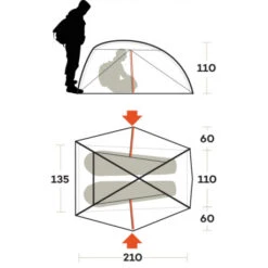 Tenda Ferrino Nemesi 2 PRO 10 Tenda Ferrino Nemesi 2 PRO -Vendite Campeggio tenda ferrino nemesi 2 pro leggera intuitiva struttura interna rapido montaggio hiker ciclismo 4