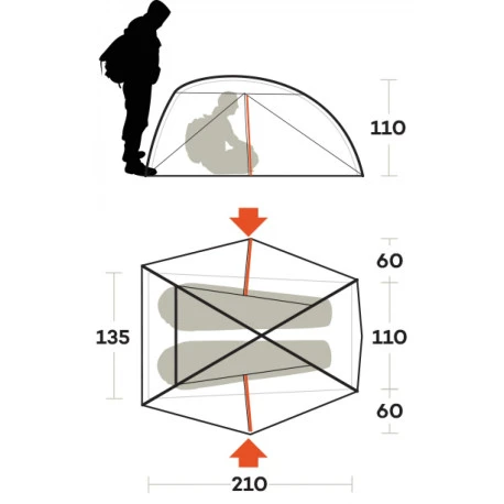 Tenda Ferrino Nemesi 2 PRO 5 Tenda Ferrino Nemesi 2 PRO - immagine 5