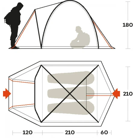 Tenda Ferrino Shaba 3 2 Tenda Ferrino Shaba 3 - immagine 2