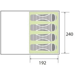Tenda Brunner Lamar 4 -Vendite Campeggio tenda lamar 4 3